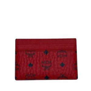 MCM VISETOS LEATHER CARD CASE